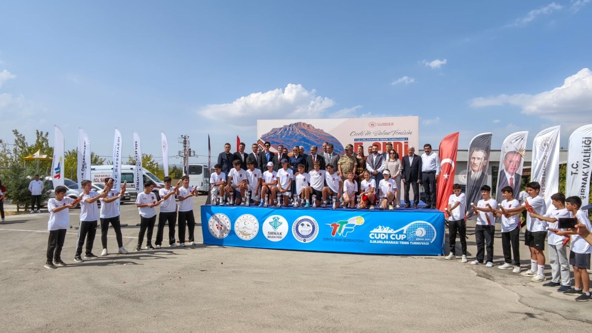 5&rsquo;inci Uluslararası Cudi Cup Tenis Turnuvası sona erdi