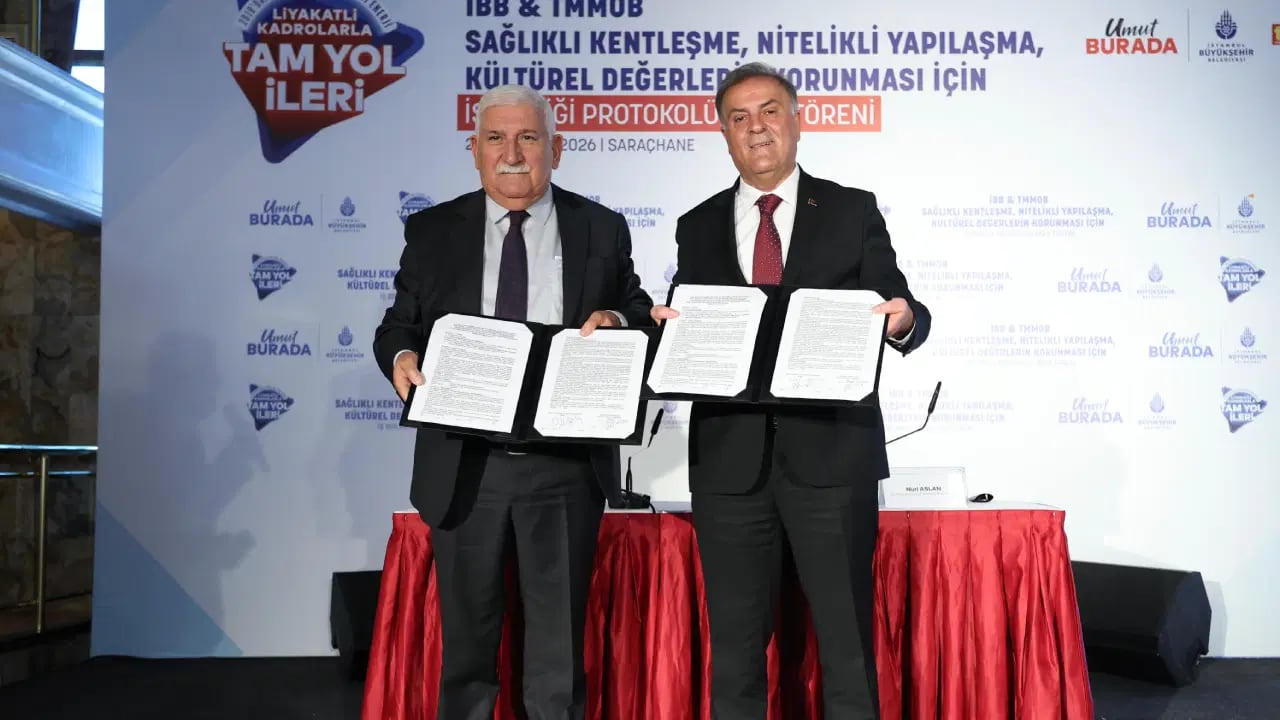İBB ile TMMOB arasında 'şehir planlama' protokol&uuml; imzalandı
