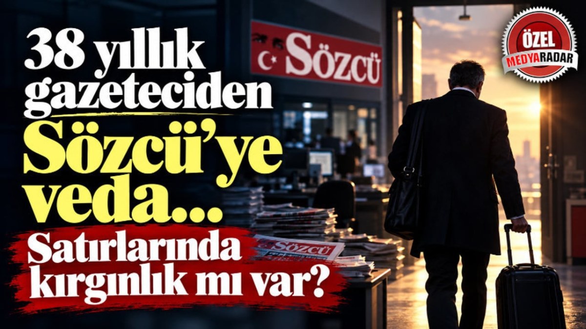 38 yıllık gazeteciden S&ouml;zc&uuml;&rsquo;ye veda&hellip; Satırlarında kırgınlık mı var?