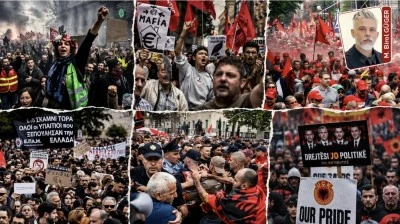 Avrupa'daki protestoların hedefinde kimler var? 6 &uuml;lke sokakta...