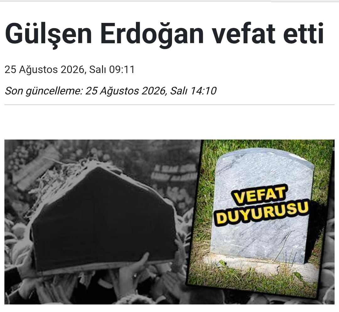 Aydın'da bir vefat duyurusu haberi i&ccedil;in "Erdoğan vefat etti" başlığı atan 4 gazeteci g&ouml;zaltına alındı