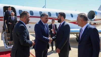 Bakan &Ccedil;ift&ccedil;i'den Suriyeliler i&ccedil;in Şara y&ouml;netimine &ccedil;ağrı
