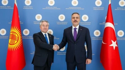 Bakan Fidan, Kırgız mevkidaşı Kulubayev ile g&ouml;r&uuml;şt&uuml;