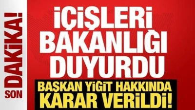 Bal&ccedil;ova Belediye Başkanı Onur Yiğit g&ouml;revinden uzaklaştırıldı