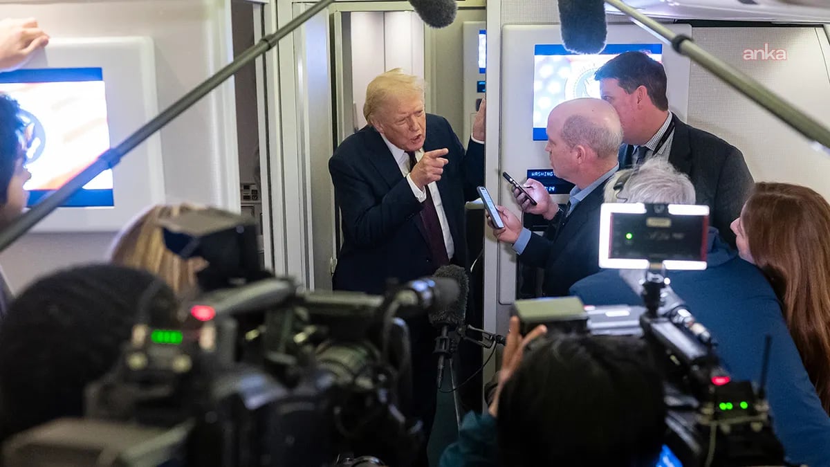 Beyaz Saray, CNN'i Trump'ın Air Force One u&ccedil;ağından &ccedil;ıkardı