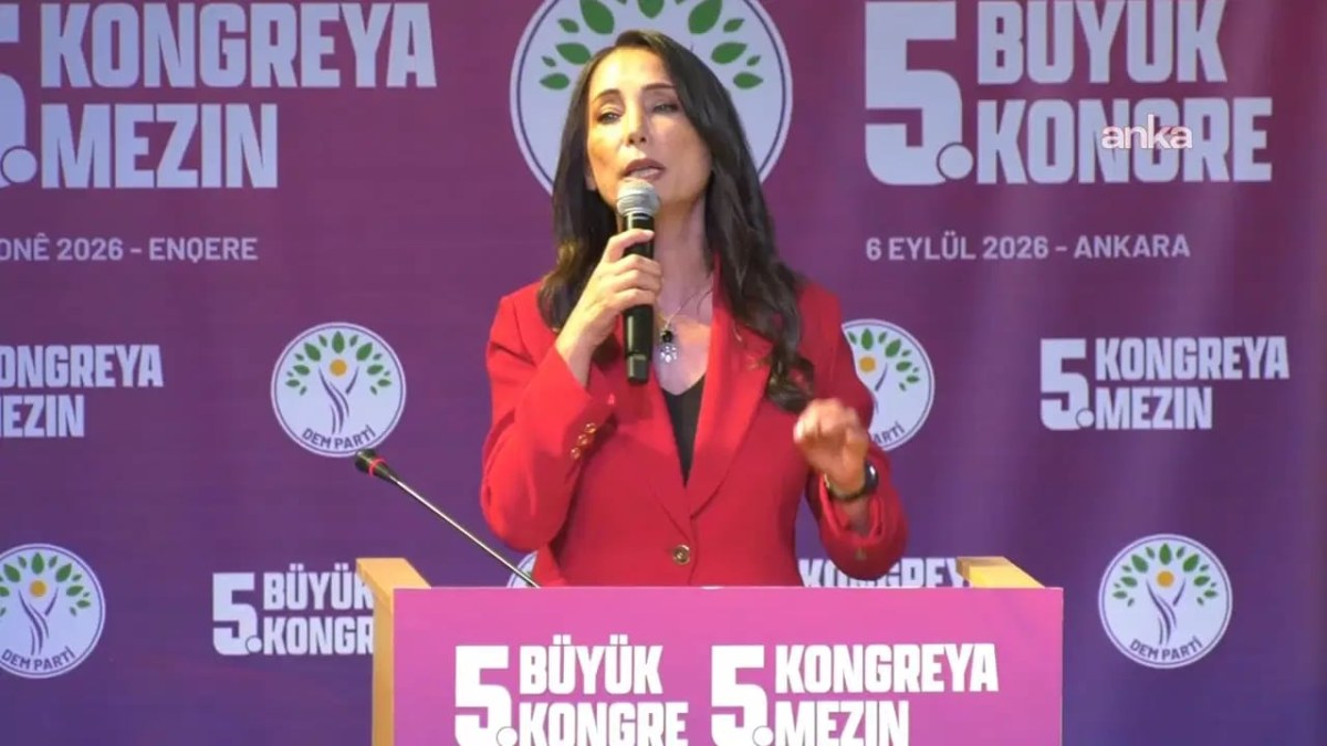 DEM Parti 5. Olağan Kongresi... T&uuml;lay Hatimoğulları'ndan &Ouml;calan, Demirtaş ve Y&uuml;ksekdağ'a selam: 'Bu bir hazırlık kongresi'