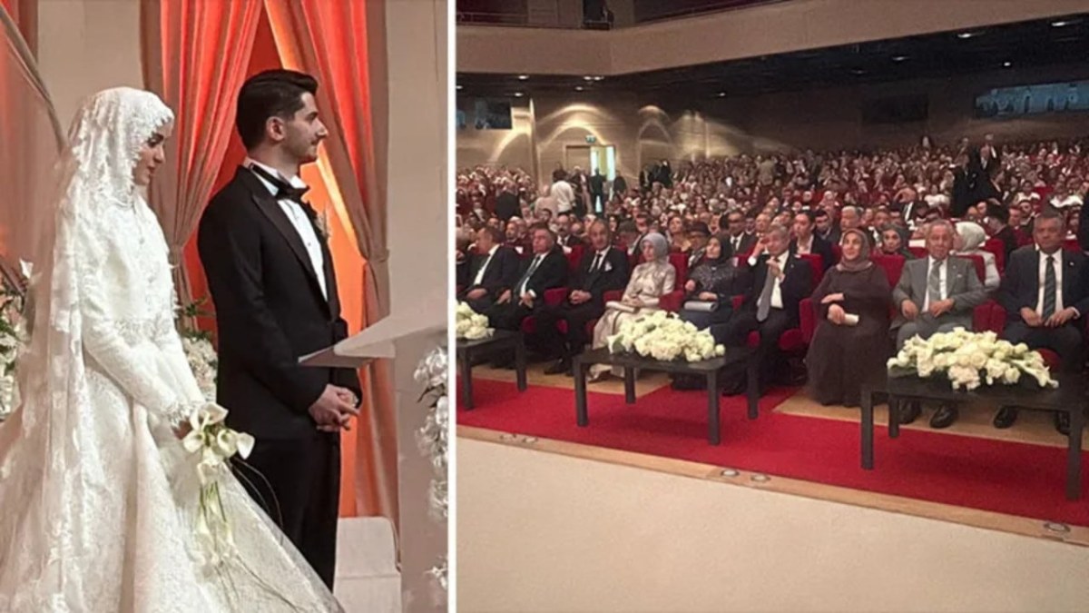 G&uuml;nlerdir konuşuluyordu; Davutoğlu'nun oğlunun nik&acirc;h t&ouml;renine kimler katıldı?