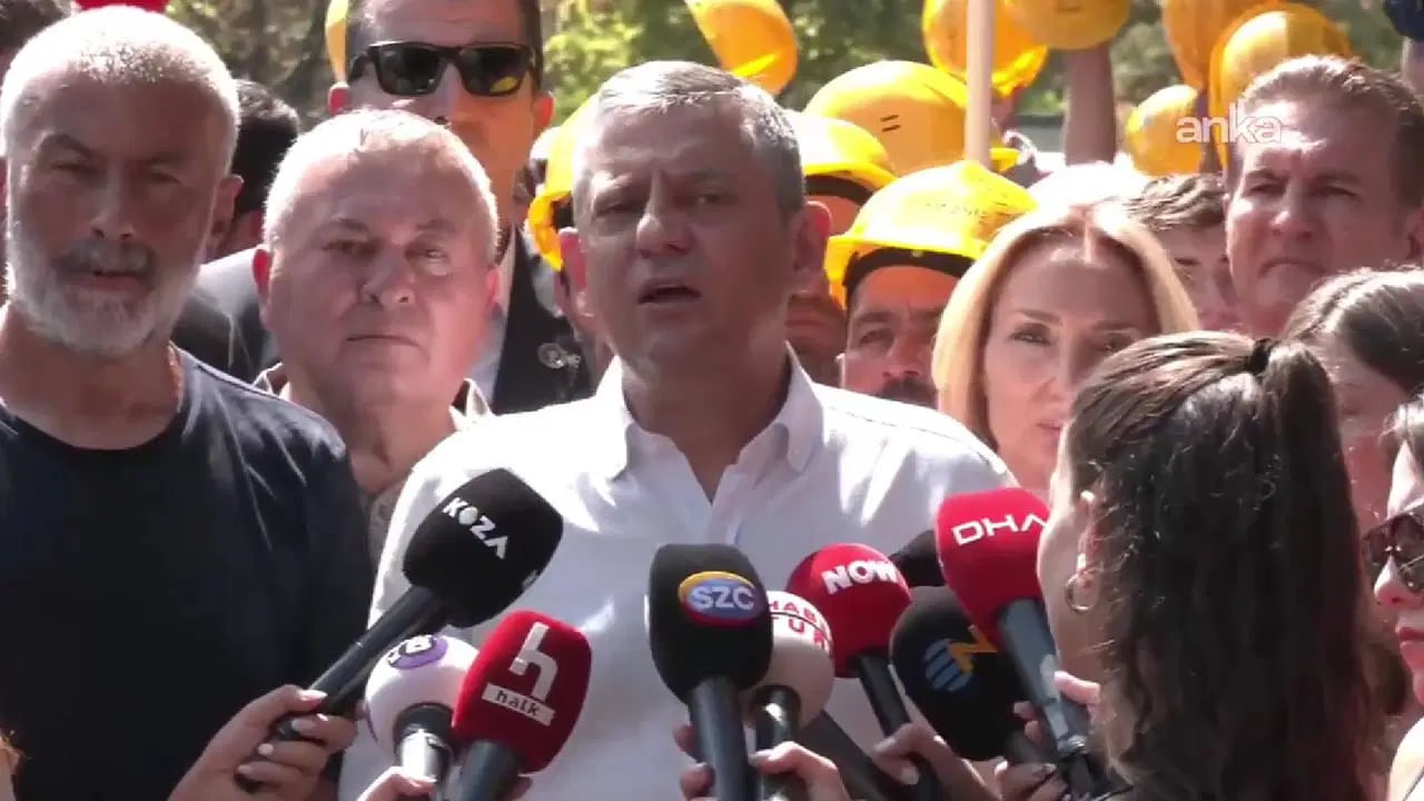 Hak m&uuml;cadelesi 16. g&uuml;n&uuml;nde... &Ouml;zg&uuml;r &Ouml;zel'den madencilere destek: 'Hadi bu SSS Yıldızlar Holding'e de atayın bir tane kayyum!'