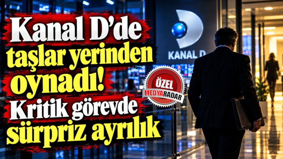 Kanal D Haber&rsquo;de taşlar yerinden oynadı! &Uuml;st d&uuml;zey isimle yollar ayrıldı!