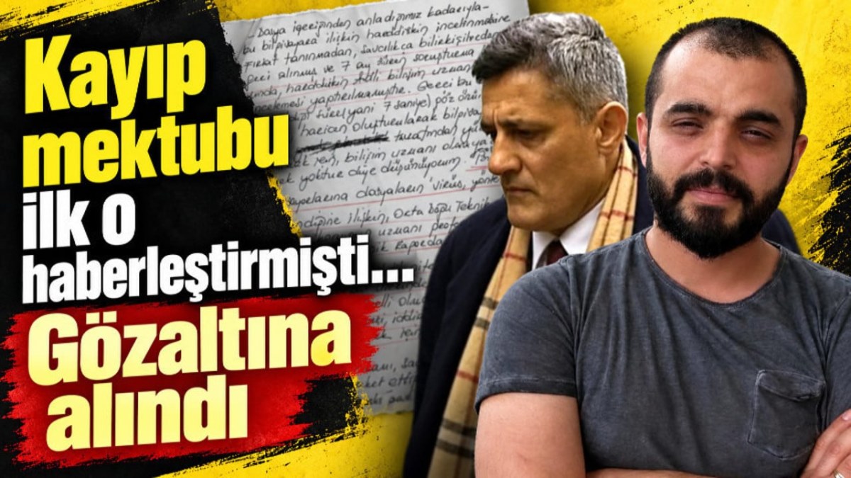 Kayıp mektubu haberleştirmişti&hellip; Gazeteci Selahattin G&uuml;nday 15 yıl sonra g&ouml;zaltına alındı