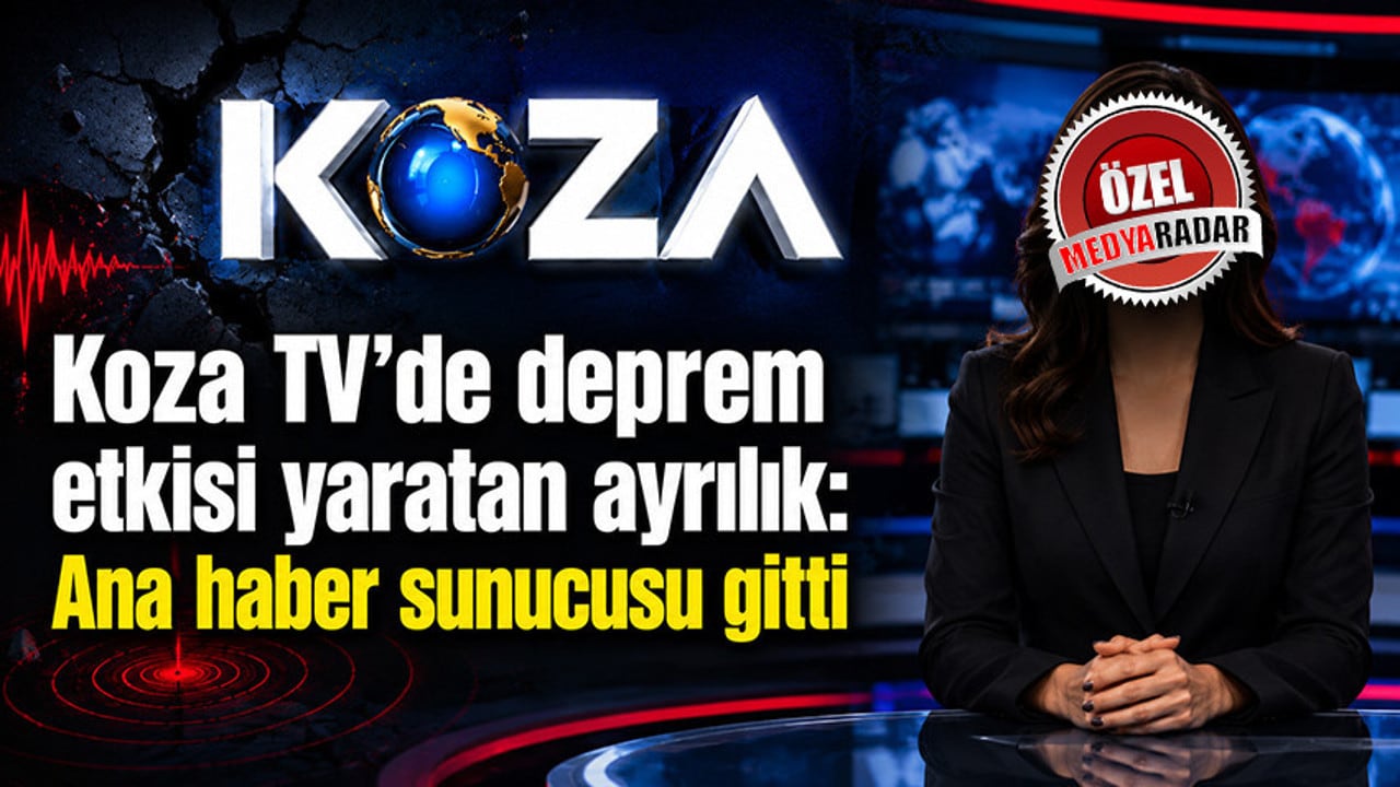 Koza TV&rsquo;de deprem etkisi yaratan ayrılık: Ana haber sunucusu gitti