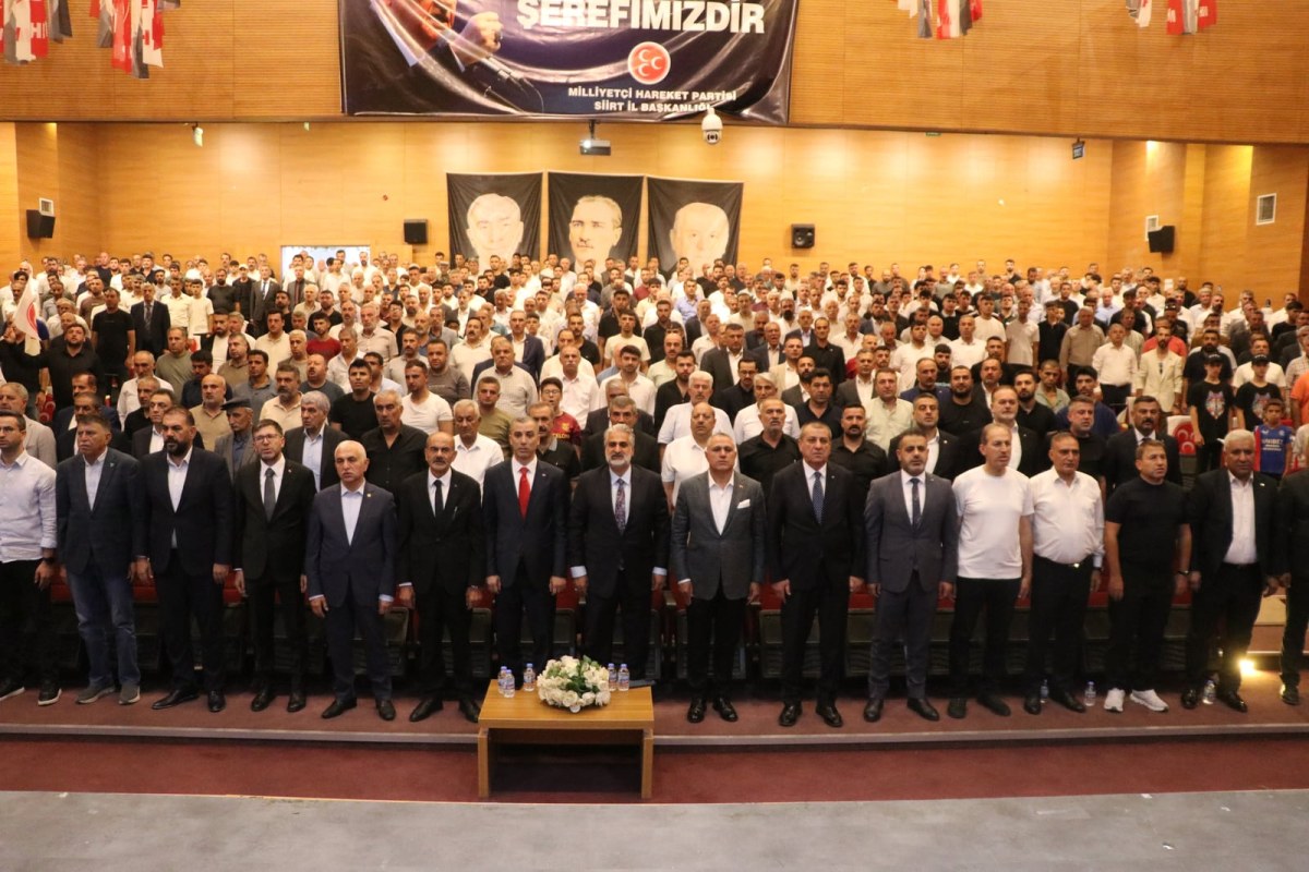 MHP Siirt İl Başkanlığı 15. Olağan Kongresi yapıldı