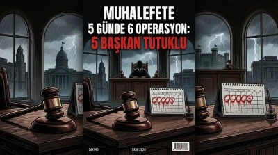 Muhalefete 5 g&uuml;nde 6 operasyon 5 başkan tutuklu