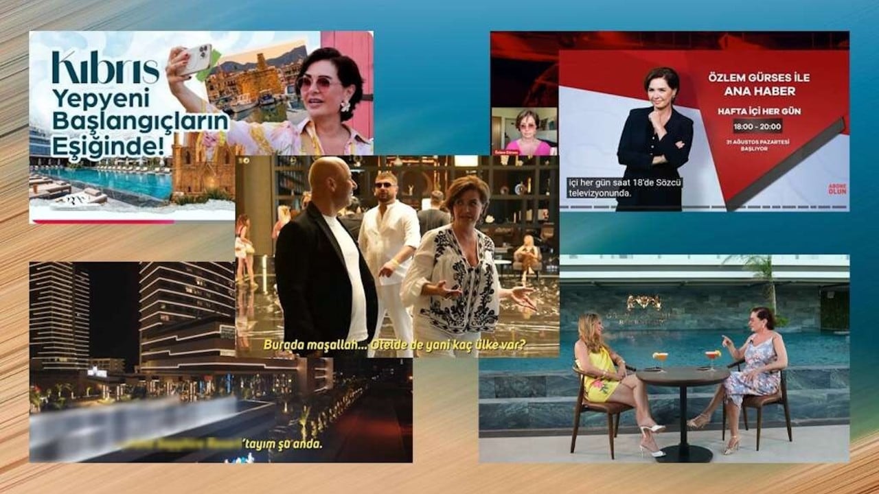 S&ouml;zc&uuml; TV ana haber sunucusu &Ouml;zlem G&uuml;rses'in otel reklamı yapması etik mi?