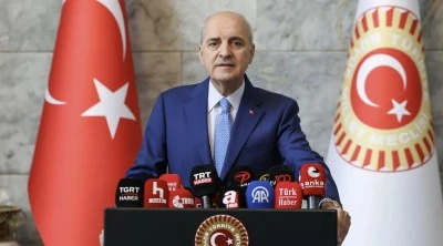 TBMM Başkanı Kurtulmuş'tan &ouml;nemli a&ccedil;ıklamalar: 'Ter&ouml;rs&uuml;z T&uuml;rkiye', erken se&ccedil;im ve se&ccedil;im yasası...