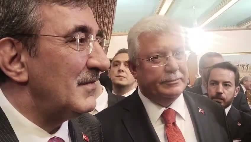 TBMM&rsquo;de yeni yasama yılı a&ccedil;ılış resepsiyonu&hellip; Cevdet Yılmaz: Ter&ouml;rs&uuml;z T&uuml;rkiye s&uuml;recinde T&uuml;rkiye modelimiz var, &uuml;&ccedil;&uuml;nc&uuml; g&ouml;z yok