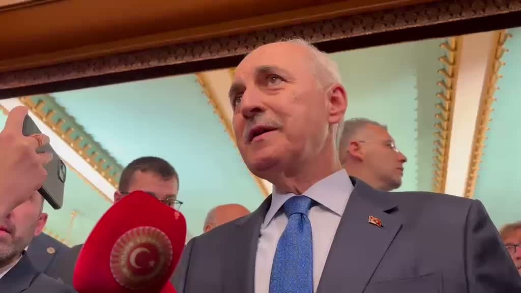 TBMM&rsquo;de yeni yasama yılı a&ccedil;ılış resepsiyonu&hellip; Numan Kurtulmuş: 'Muhalefetin sesi kısılıyor' eleştirilerini doğru bulmuyorum