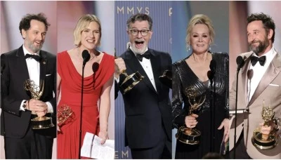 Televizyonun en iyilerinin belirlendiği Emmy &ouml;d&uuml;lleri sahiplerini buldu: En İyi Drama The Pitt oldu; Matthew Rhys ve Jean Smart tarihe ge&ccedil;ti