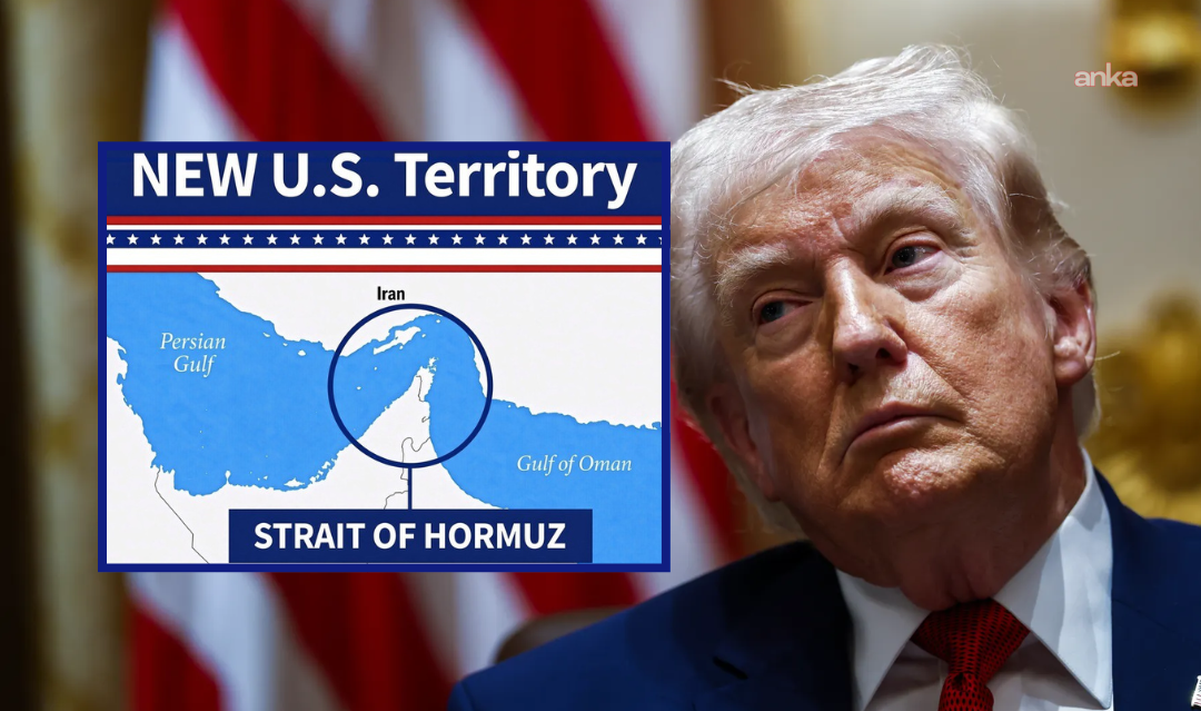 Trump, H&uuml;rm&uuml;z Boğazı&rsquo;nı &ldquo;Yeni ABD Toprağı&rdquo; olarak g&ouml;steren harita paylaştı