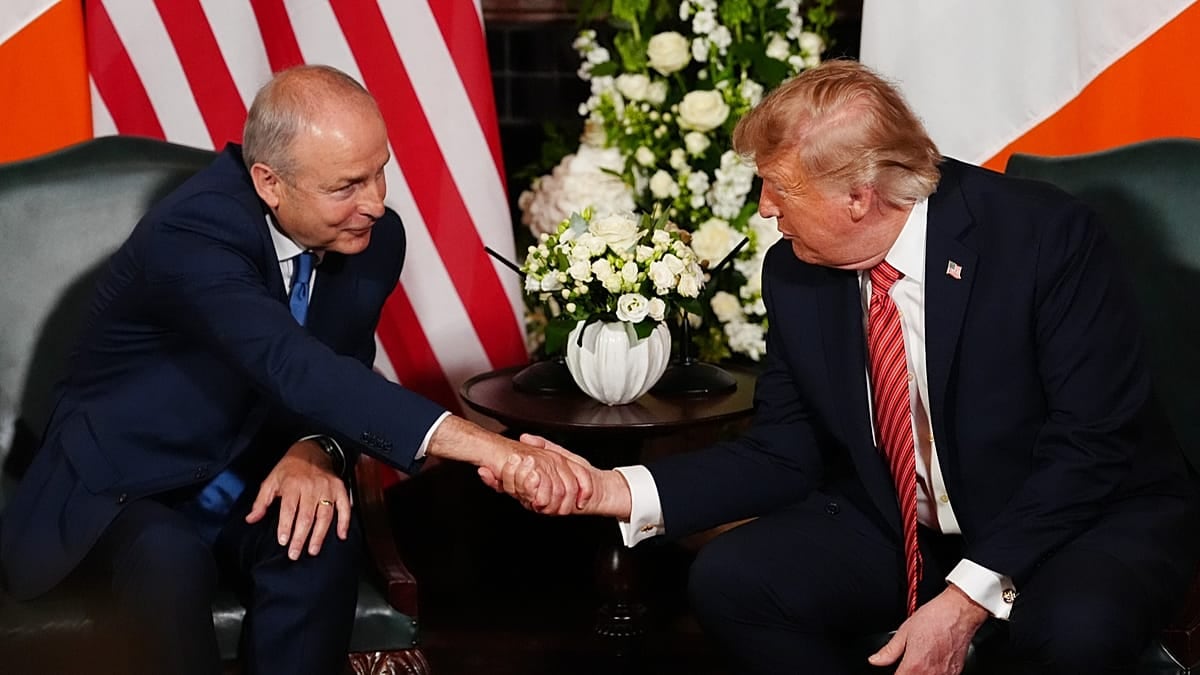 Trump'tan İrlanda a&ccedil;ıklaması: Adanın birleşmesini g&ouml;rmek isterim