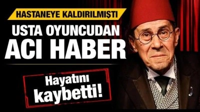 T&uuml;rk tiyatrosunun "Rıza"sı Zihni G&ouml;ktay hayatını kaybetti!