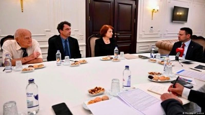 Uğur Mumcu'nun ailesi Adalet Bakanı Akın G&uuml;rlek ile g&ouml;r&uuml;şt&uuml;