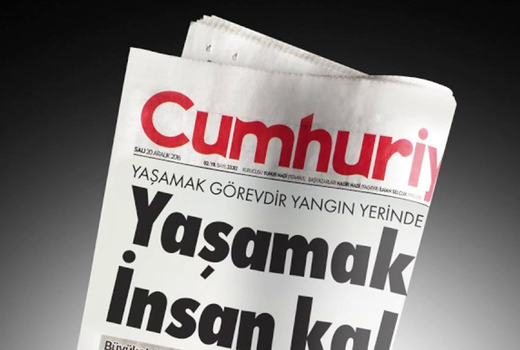 Cumhuriyet gazetesine 28 günlük ilan kesme cezası