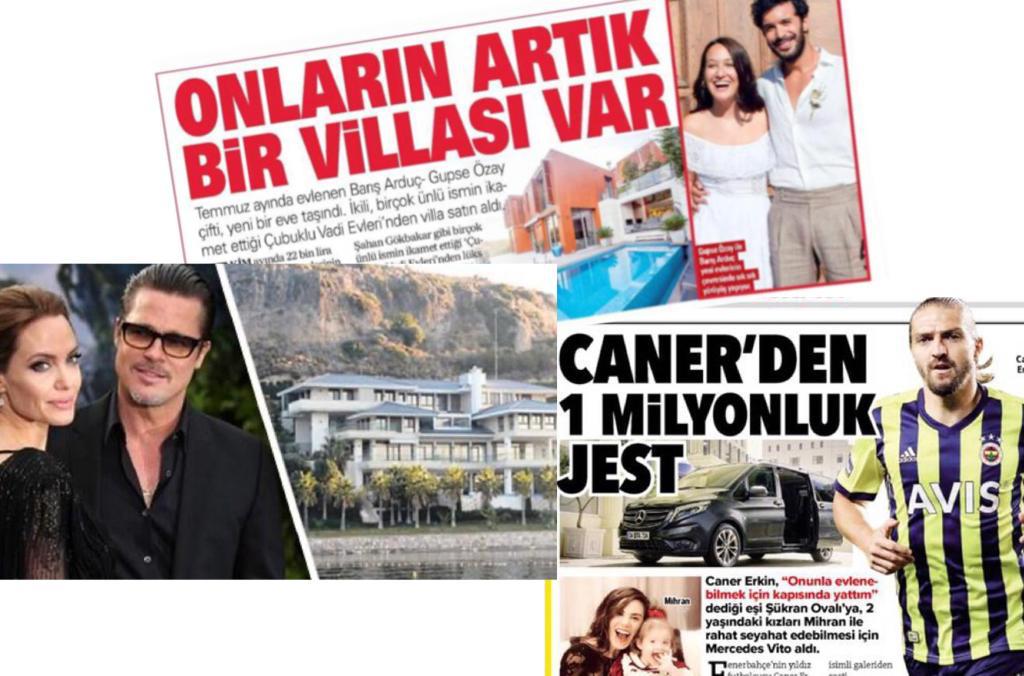 Caner Erkin’in milyonluk jesti, Gupse Özay’ın yeni villası – Faruk Bildirici yazdı