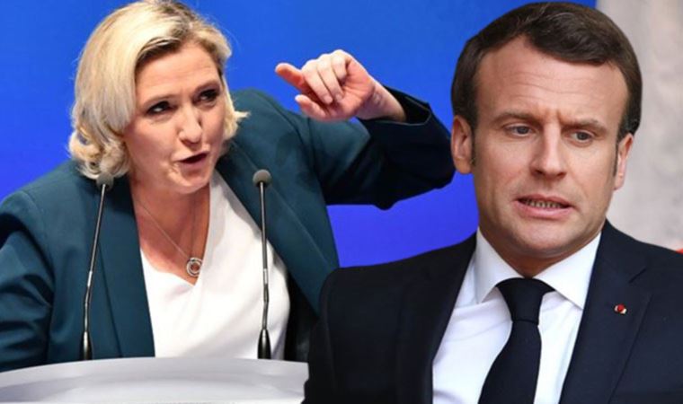 Tahminler yanılmadı. İkinci turda Macron-Le Pen düellosu…